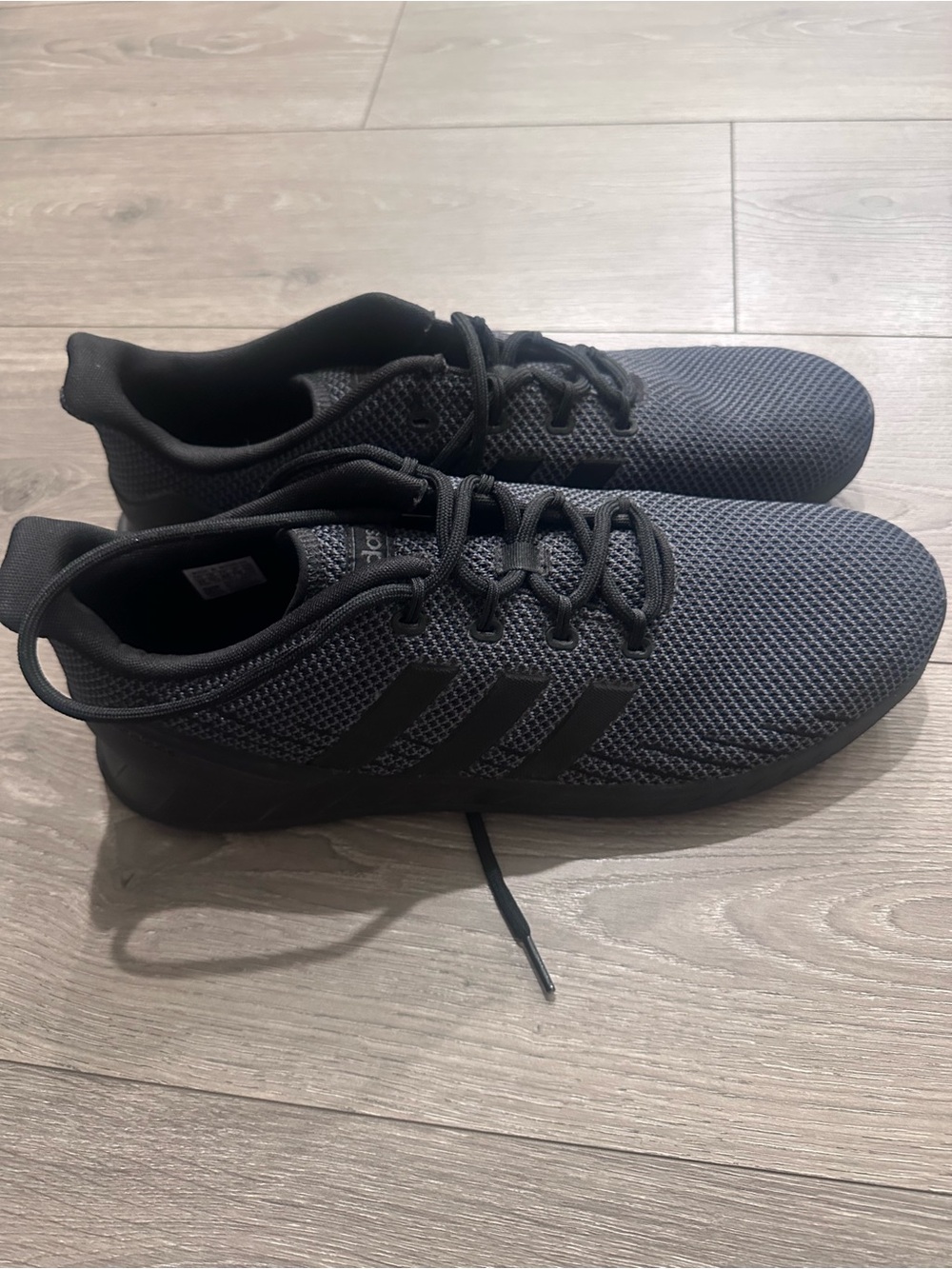 adidas Men's Black Mesh Athletic Sneakers